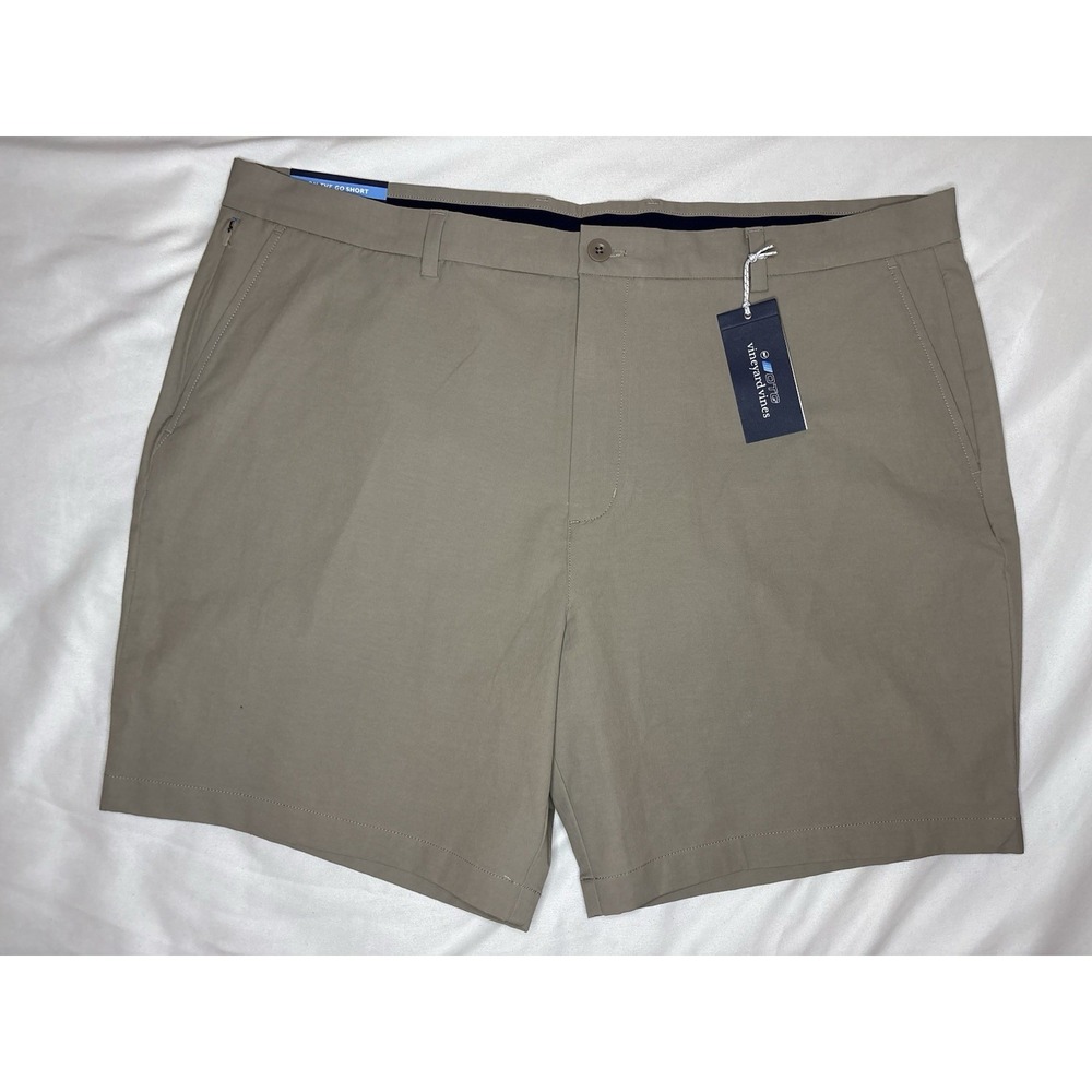 Vineyard Vines On The Go OTG 7" Shorts Chino Khaki Performance Men's 42 NWT $99